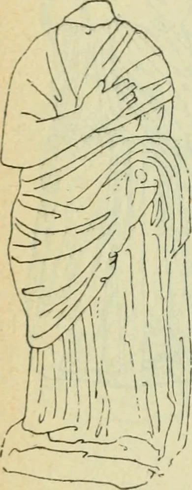 An illustration from Répertoire de la statuaire grecque et romaine, 1908, leaf 445