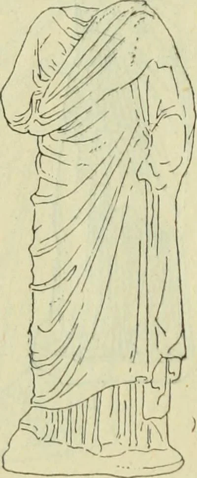An illustration from Répertoire de la statuaire grecque et romaine, 1908, leaf 445