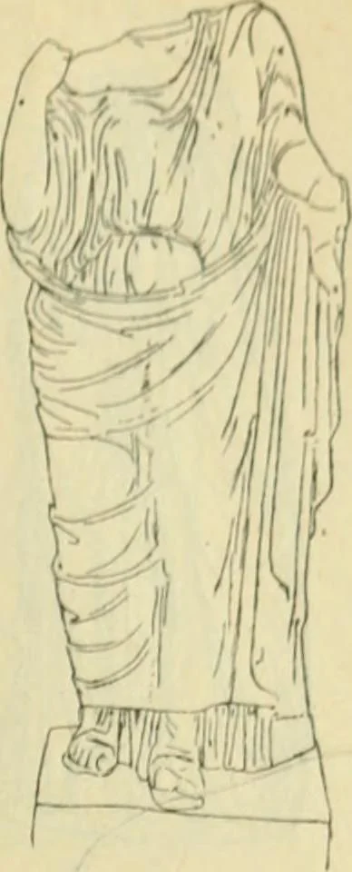 An illustration from Répertoire de la statuaire grecque et romaine, 1908, leaf 446