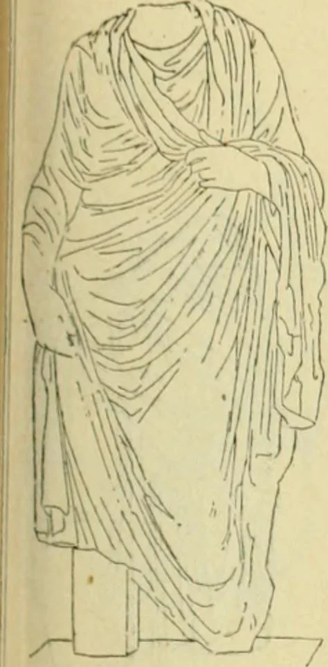 An illustration from Répertoire de la statuaire grecque et romaine, 1908, leaf 446