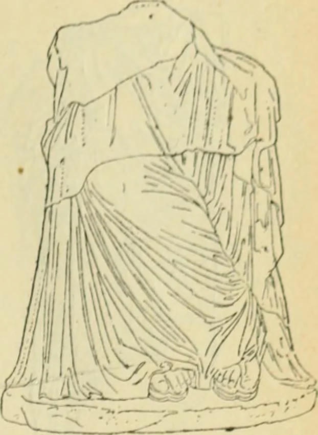 An illustration from Répertoire de la statuaire grecque et romaine, 1908, leaf 448