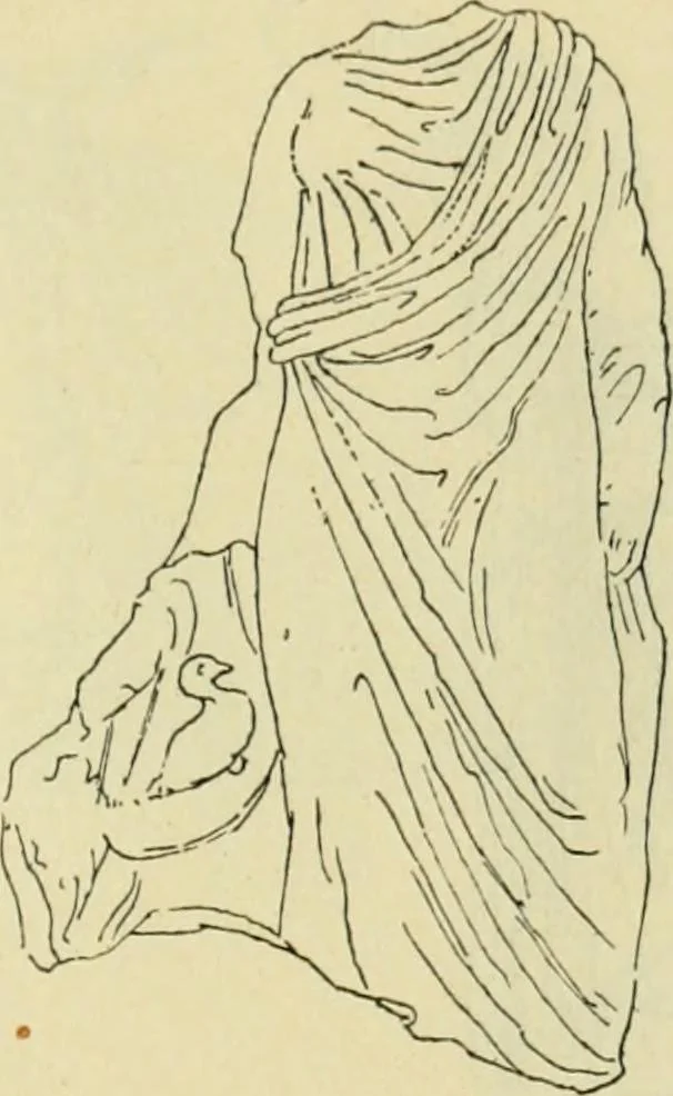 An illustration from Répertoire de la statuaire grecque et romaine, 1908, leaf 448