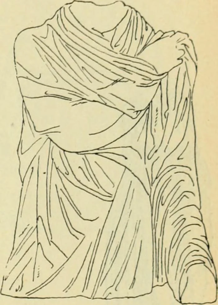An illustration from Répertoire de la statuaire grecque et romaine, 1908, leaf 448