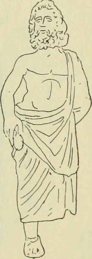 An illustration from Répertoire de la statuaire grecque et romaine, 1908, leaf 45