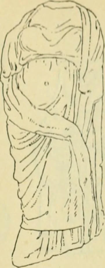 An illustration from Répertoire de la statuaire grecque et romaine, 1908, leaf 452