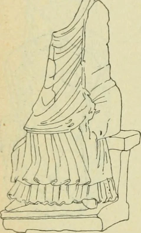 An illustration from Répertoire de la statuaire grecque et romaine, 1908, leaf 453