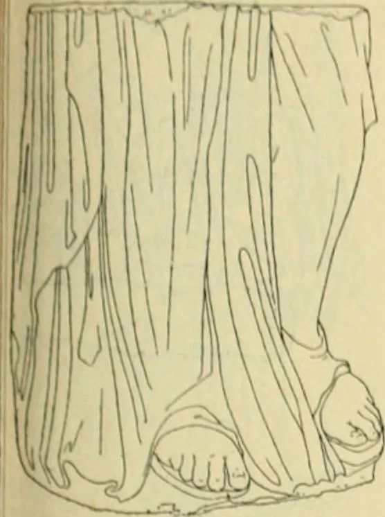 An illustration from Répertoire de la statuaire grecque et romaine, 1908, leaf 454