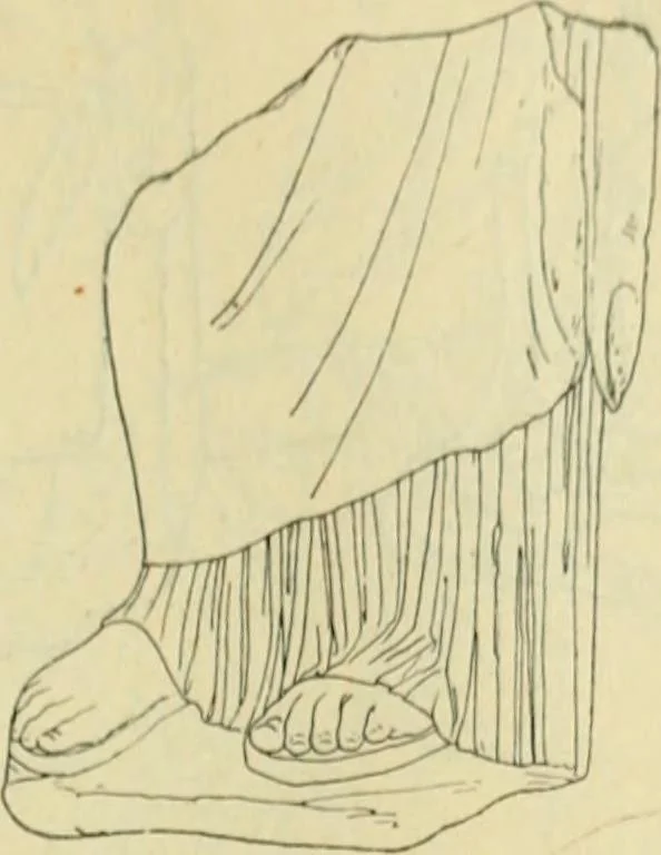 An illustration from Répertoire de la statuaire grecque et romaine, 1908, leaf 454