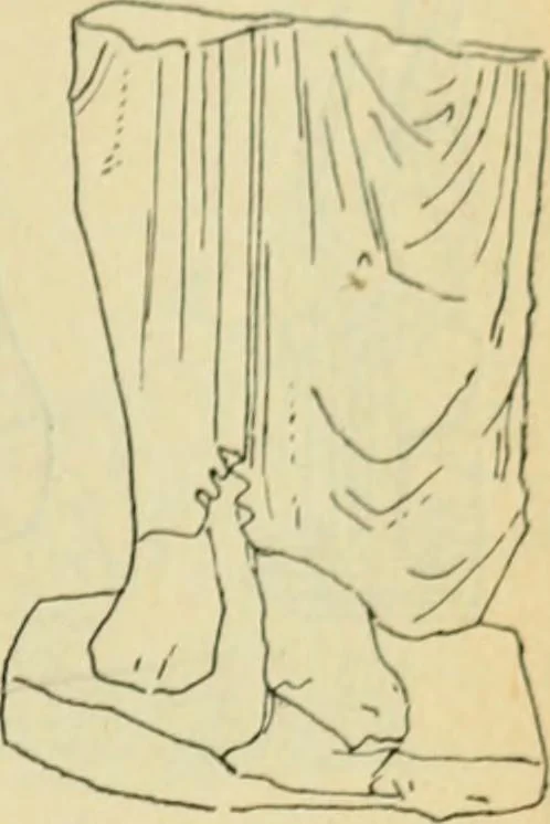 An illustration from Répertoire de la statuaire grecque et romaine, 1908, leaf 454