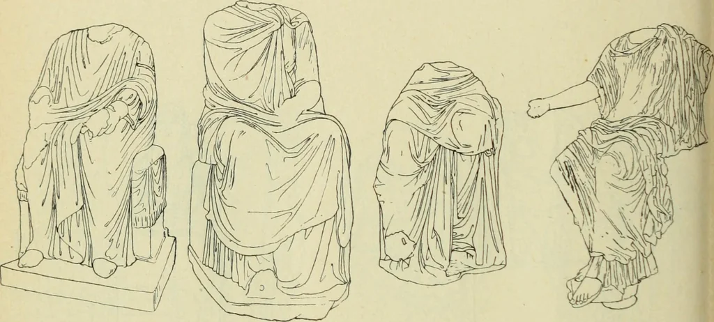 An illustration from Répertoire de la statuaire grecque et romaine, 1908, leaf 455