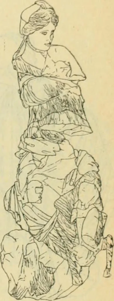 An illustration from Répertoire de la statuaire grecque et romaine, 1908, leaf 456