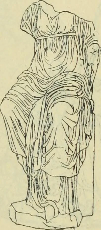 An illustration from Répertoire de la statuaire grecque et romaine, 1908, leaf 457