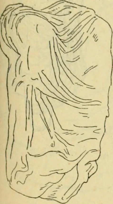 An illustration from Répertoire de la statuaire grecque et romaine, 1908, leaf 458