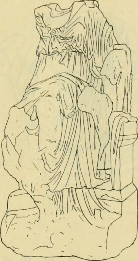 An illustration from Répertoire de la statuaire grecque et romaine, 1908, leaf 458