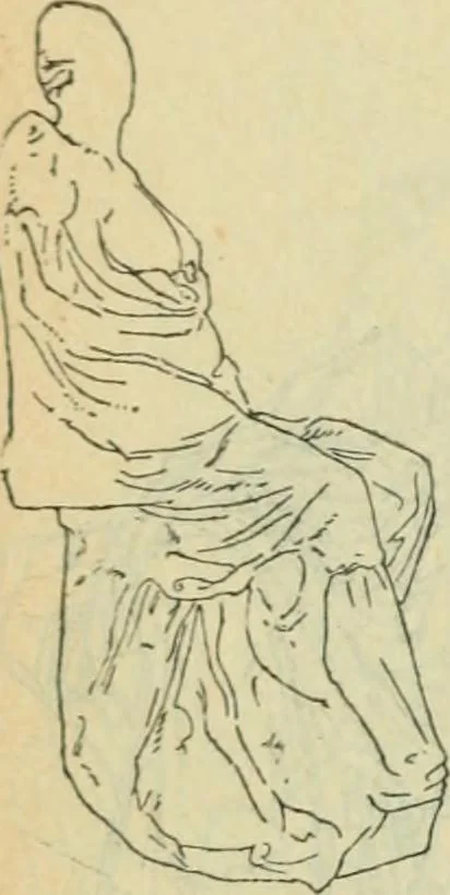 An illustration from Répertoire de la statuaire grecque et romaine, 1908, leaf 459