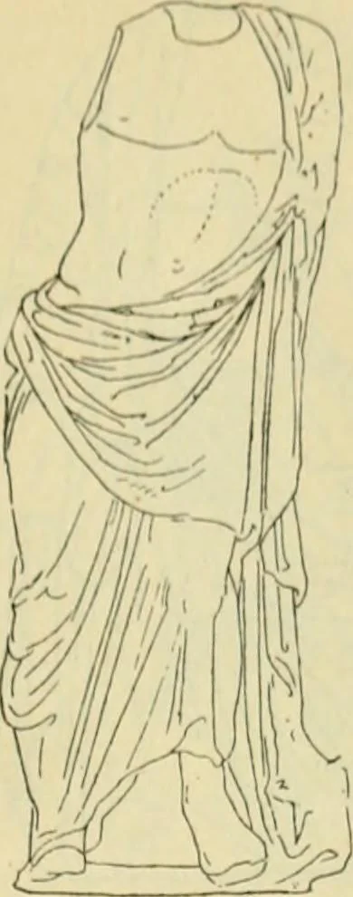 An illustration from Répertoire de la statuaire grecque et romaine, 1908, leaf 46