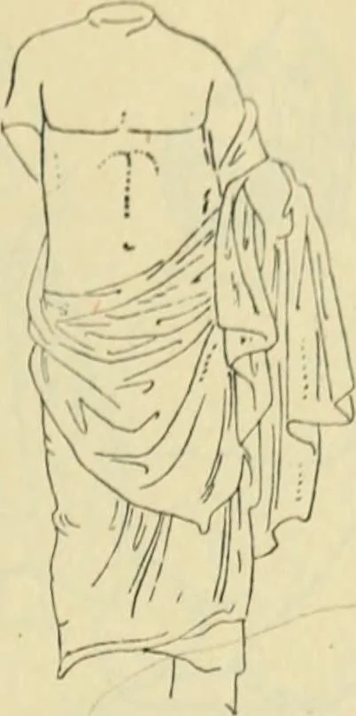 An illustration from Répertoire de la statuaire grecque et romaine, 1908, leaf 46