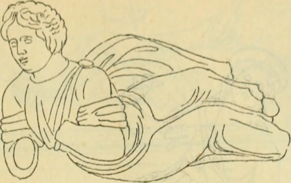 An illustration from Répertoire de la statuaire grecque et romaine, 1908, leaf 460
