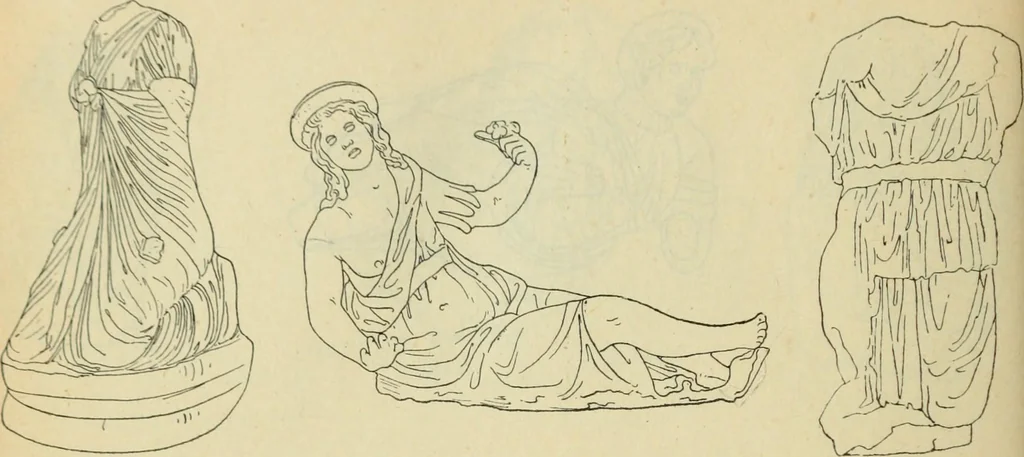 An illustration from Répertoire de la statuaire grecque et romaine, 1908, leaf 461