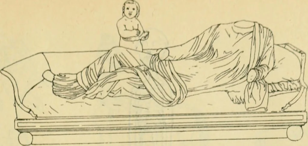An illustration from Répertoire de la statuaire grecque et romaine, 1908, leaf 462