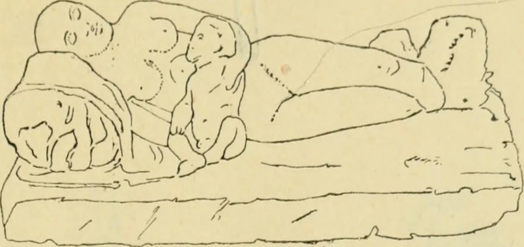 An illustration from Répertoire de la statuaire grecque et romaine, 1908, leaf 462