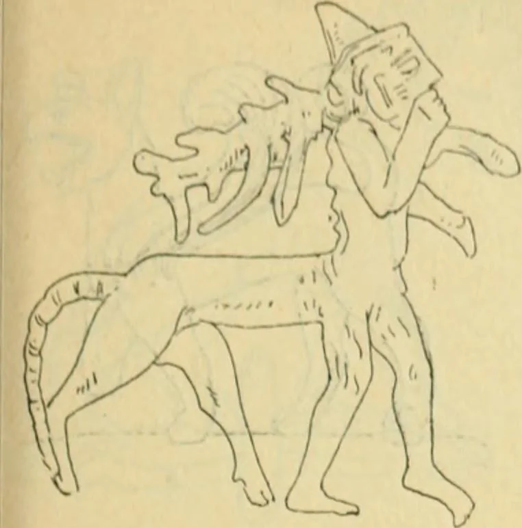 An illustration from Répertoire de la statuaire grecque et romaine, 1908, leaf 464