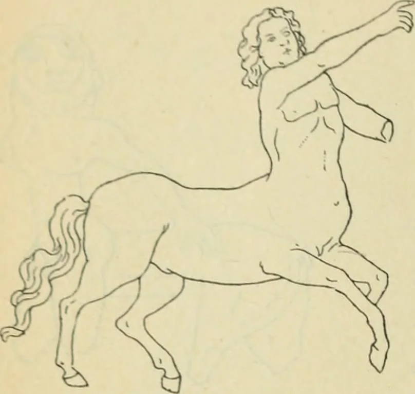 An illustration from Répertoire de la statuaire grecque et romaine, 1908, leaf 465