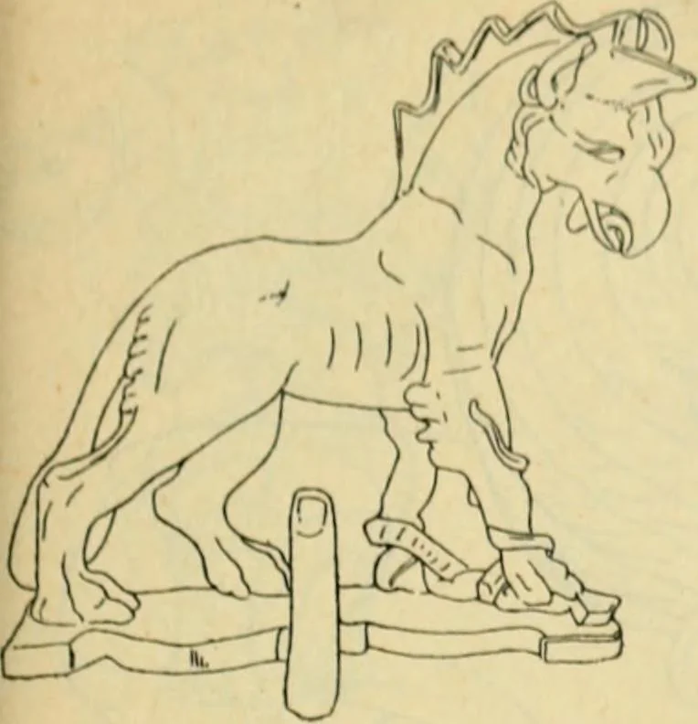 An illustration from Répertoire de la statuaire grecque et romaine, 1908, leaf 466