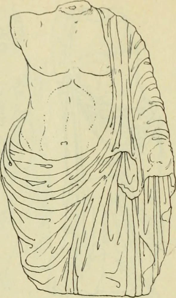 An illustration from Répertoire de la statuaire grecque et romaine, 1908, leaf 47