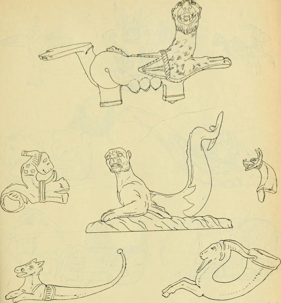 An illustration from Répertoire de la statuaire grecque et romaine, 1908, leaf 474