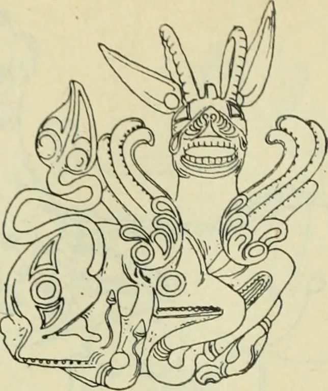 An illustration from Répertoire de la statuaire grecque et romaine, 1908, leaf 475