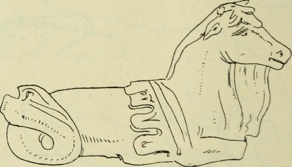 An illustration from Répertoire de la statuaire grecque et romaine, 1908, leaf 475
