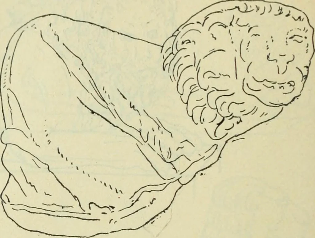 An illustration from Répertoire de la statuaire grecque et romaine, 1908, leaf 479