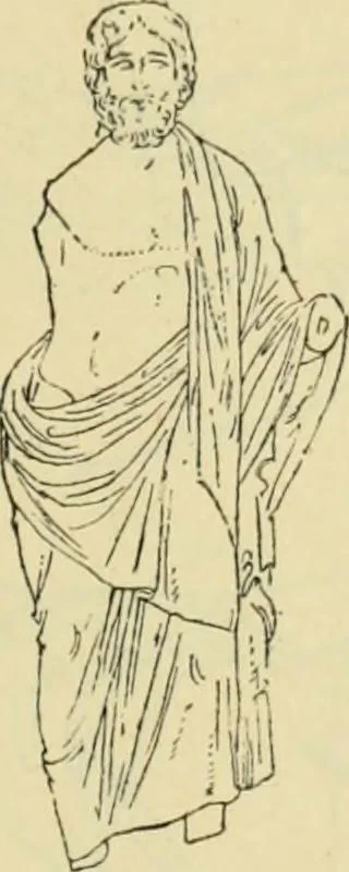 An illustration from Répertoire de la statuaire grecque et romaine, 1908, leaf 48