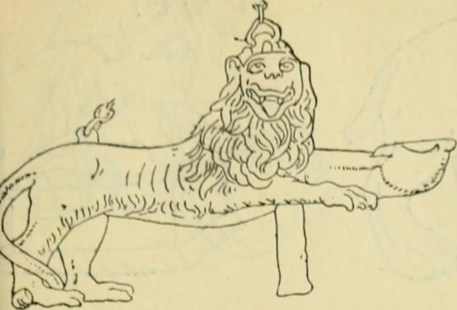 An illustration from Répertoire de la statuaire grecque et romaine, 1908, leaf 482