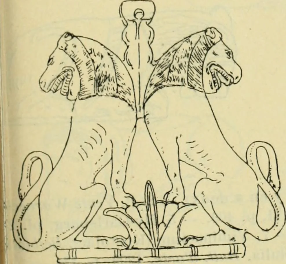 An illustration from Répertoire de la statuaire grecque et romaine, 1908, leaf 482