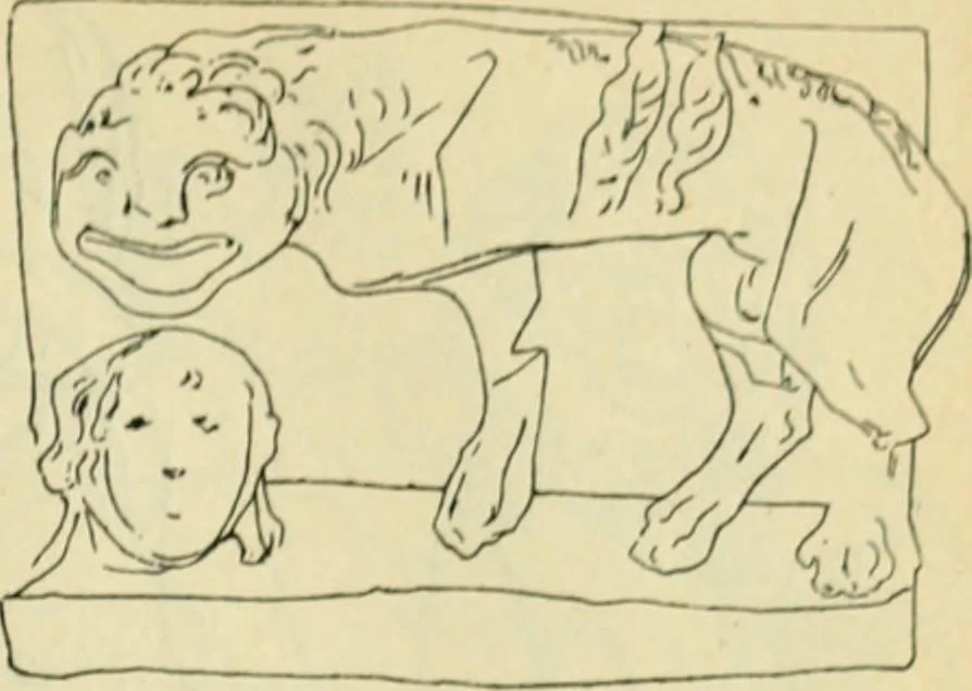 An illustration from Répertoire de la statuaire grecque et romaine, 1908, leaf 484