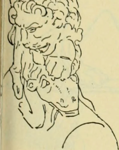 An illustration from Répertoire de la statuaire grecque et romaine, 1908, leaf 484