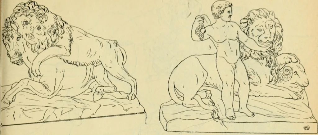 An illustration from Répertoire de la statuaire grecque et romaine, 1908, leaf 486