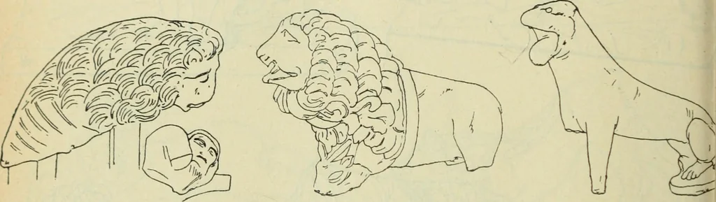 An illustration from Répertoire de la statuaire grecque et romaine, 1908, leaf 487