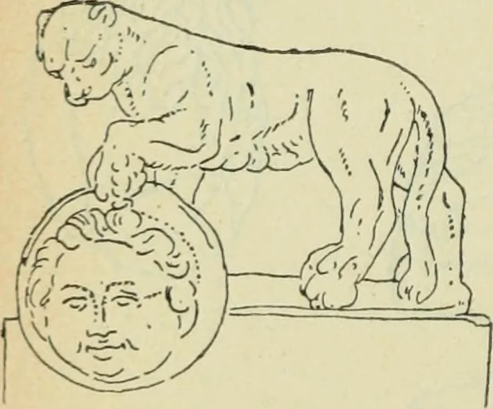 An illustration from Répertoire de la statuaire grecque et romaine, 1908, leaf 487