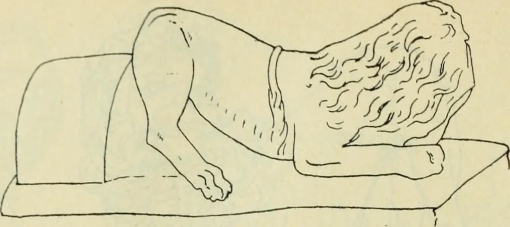 An illustration from Répertoire de la statuaire grecque et romaine, 1908, leaf 489