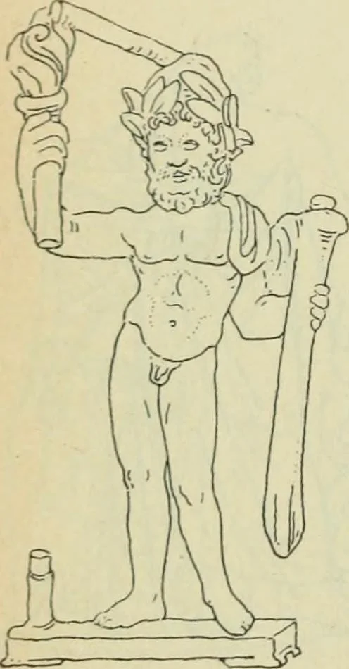 An illustration from Répertoire de la statuaire grecque et romaine, 1908, leaf 49