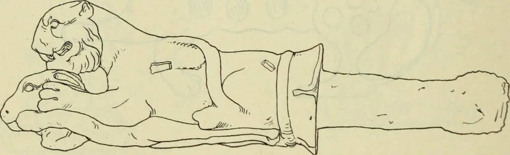 An illustration from Répertoire de la statuaire grecque et romaine, 1908, leaf 491