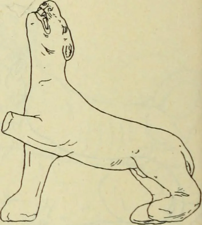 An illustration from Répertoire de la statuaire grecque et romaine, 1908, leaf 493