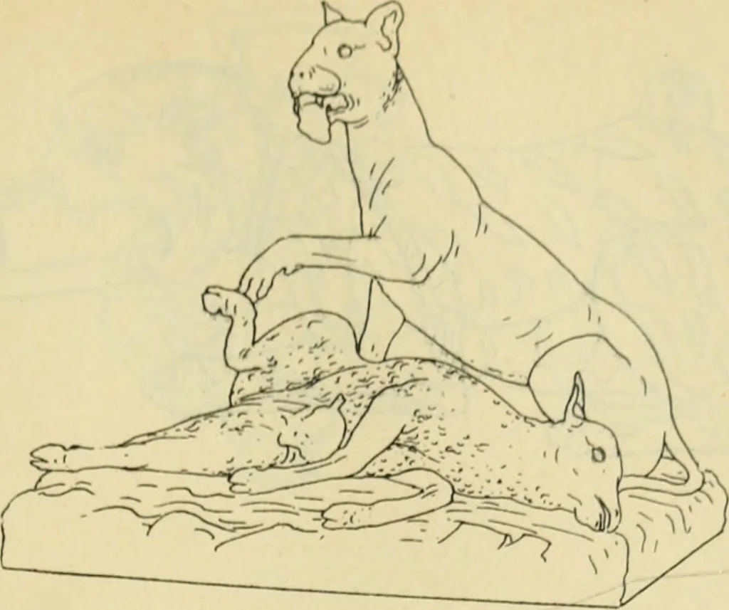 An illustration from Répertoire de la statuaire grecque et romaine, 1908, leaf 496
