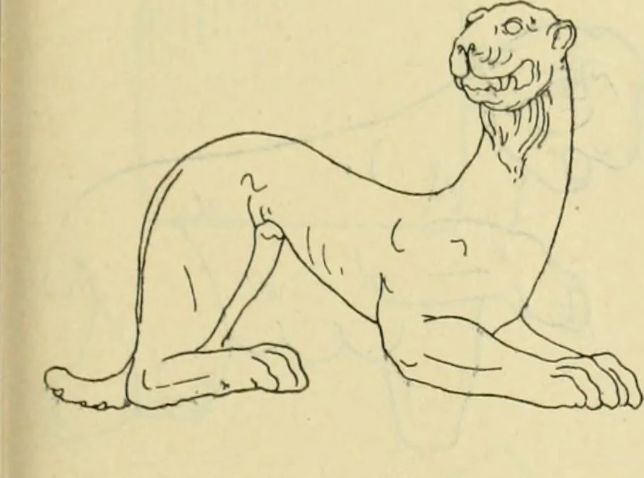 An illustration from Répertoire de la statuaire grecque et romaine, 1908, leaf 496