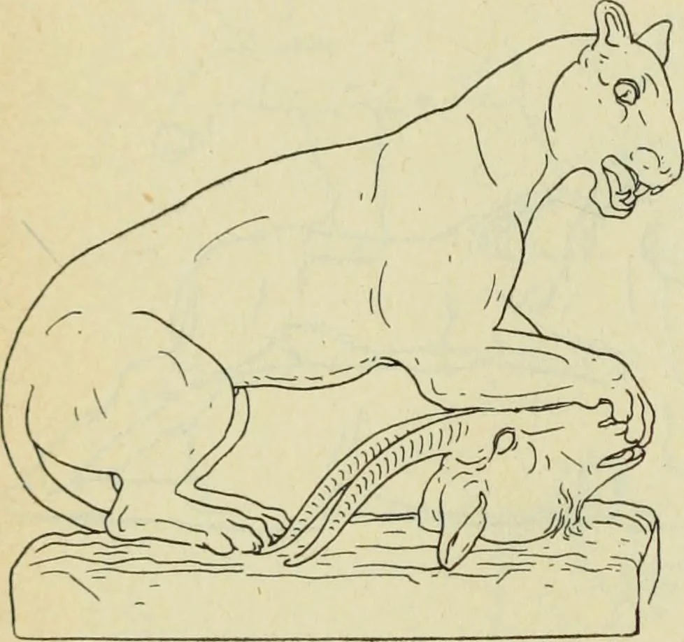 An illustration from Répertoire de la statuaire grecque et romaine, 1908, leaf 497