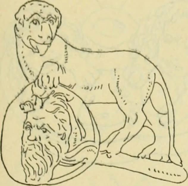 An illustration from Répertoire de la statuaire grecque et romaine, 1908, leaf 500