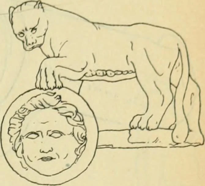 An illustration from Répertoire de la statuaire grecque et romaine, 1908, leaf 500